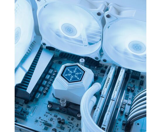 Система водяного охлаждения Silver Stone Perma Frost Premium PF360W-ARGB (SST-PF360W-ARGB-V2), изображение 3 Система водяного охлаждения Silver Stone Perma Frost Premium PF360W-ARGB (SST-PF360W-ARGB-V2), изображение 3