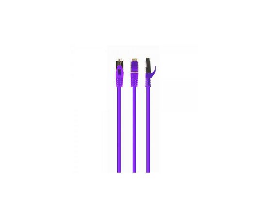 Патч-корд 10м S/FTP Cat 6A CU LSZH violet Cablexpert (PP6A-LSZHCU-V-10M)