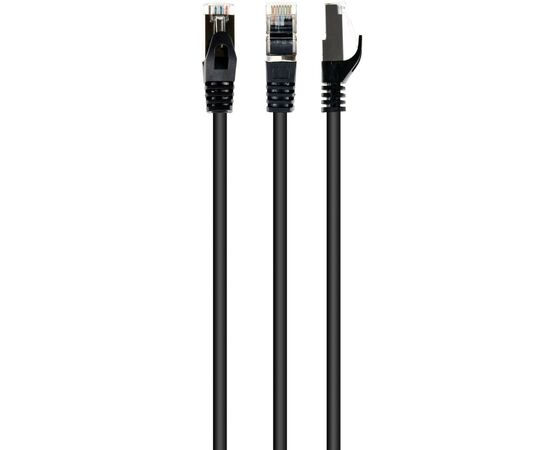 Патч-корд 20м S/FTP Cat 6A CU LSZH black Cablexpert (PP6A-LSZHCU-BK-20M)