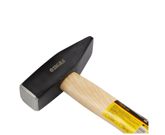 Молоток Sigma 1000г слесарный деревянная ручка (дуб) (4316401), изображение 5