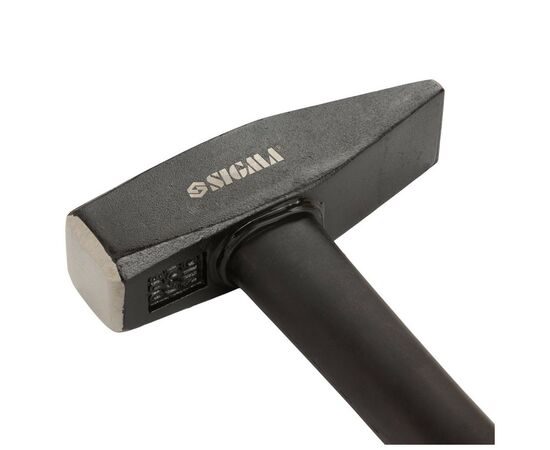 Молоток Sigma 800г слюсарний фібергласова ручка (4316081), зображення 2 Молоток Sigma 800г слюсарний фібергласова ручка (4316081), зображення 2