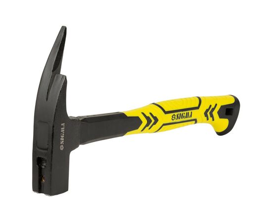 Молоток Sigma 600г кровельщика фиберглассовая ручка (4314011), изображение 2 Молоток Sigma 600г кровельщика фиберглассовая ручка (4314011), изображение 2