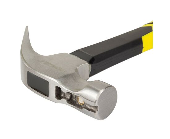 Молоток Sigma с гвоздодером 450г фиберглассовая ручка (магнит) (4315011), изображение 2 Молоток Sigma с гвоздодером 450г фиберглассовая ручка (магнит) (4315011), изображение 2