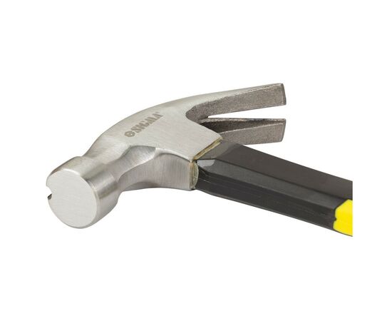 Молоток Sigma с гвоздодером 450г фиберглассовая ручка (магнит) (4315011), изображение 3 Молоток Sigma с гвоздодером 450г фиберглассовая ручка (магнит) (4315011), изображение 3