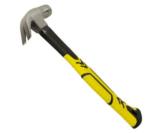Молоток Sigma с гвоздодером 450г фиберглассовая ручка (магнит) (4315011), изображение 5 Молоток Sigma с гвоздодером 450г фиберглассовая ручка (магнит) (4315011), изображение 5