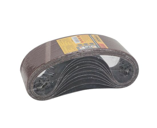 Наждачний папір Sigma стрічка кільцева 75x533мм P100 (10шт) (9152101), зображення 2