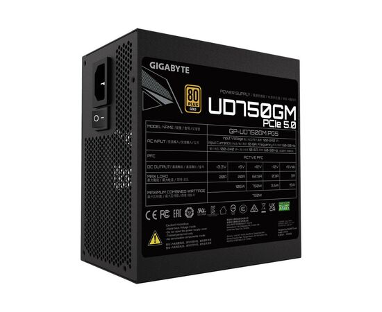 Блок питания GIGABYTE 750W (GP-UD750GM PG5), изображение 5 Блок питания GIGABYTE 750W (GP-UD750GM PG5), изображение 5