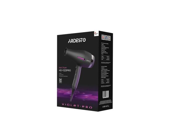 Фен Ardesto HD-Y223PRO, изображение 12 Фен Ardesto HD-Y223PRO, изображение 12