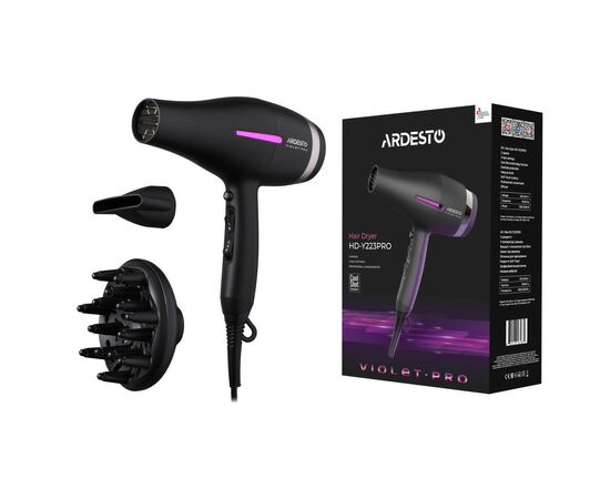Фен Ardesto HD-Y223PRO, изображение 6 Фен Ardesto HD-Y223PRO, изображение 6