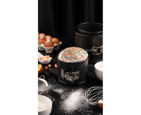 Форма для випікання Ardesto Gemini Easter Cake Round Detachable 14 x 12 см (AR2506G), зображення 4 Форма для випікання Ardesto Gemini Easter Cake Round Detachable 14 x 12 см (AR2506G), зображення 4