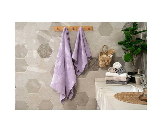 Полотенце Ardesto махровое Benefit 100% хлопок сиреневый 70х140 см (ART2470LC), изображение 2 Полотенце Ardesto махровое Benefit 100% хлопок сиреневый 70х140 см (ART2470LC), изображение 2