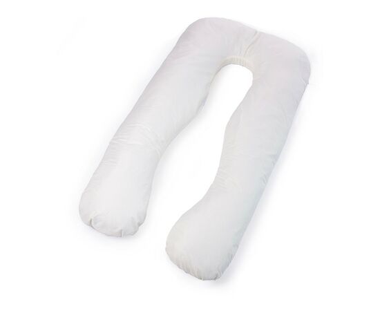 Подушка MirSon для вагітних та відпочинку Eco Line №8033 U-подібна White-Creamy (2200006185086)