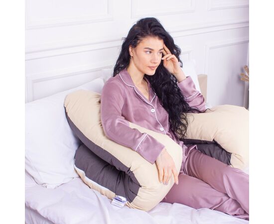 Подушка MirSon для беременных и отдыха Naturale Line №8001 U-образная Marco (2200006178095), изображение 4 Подушка MirSon для беременных и отдыха Naturale Line №8001 U-образная Marco (2200006178095), изображение 4