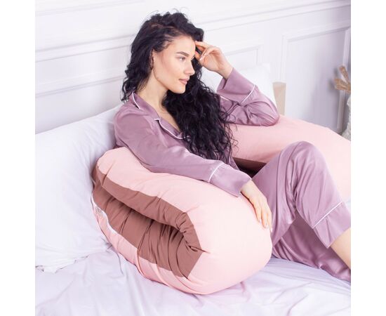 Подушка MirSon для беременных и отдыха Naturale Line №8002 U-образная Riccarda (2200006178125), изображение 5 Подушка MirSon для беременных и отдыха Naturale Line №8002 U-образная Riccarda (2200006178125), изображение 5
