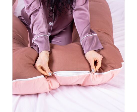 Подушка MirSon для беременных и отдыха Naturale Line №8002 U-образная Riccarda (2200006178125), изображение 8 Подушка MirSon для беременных и отдыха Naturale Line №8002 U-образная Riccarda (2200006178125), изображение 8