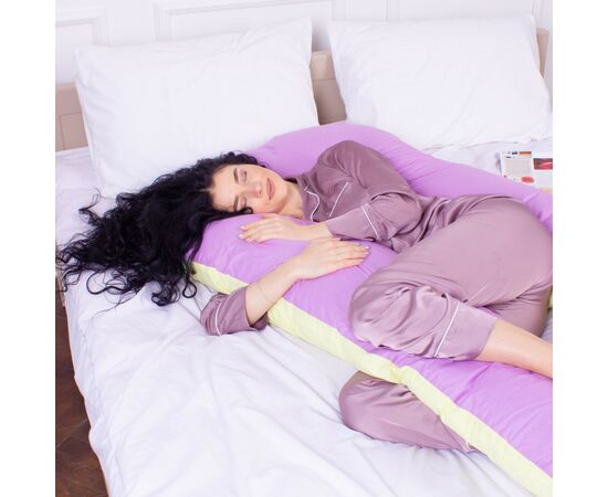 Подушка MirSon для беременных и отдыха Naturale Line №8003 U-образная Batista (2200006178163), изображение 3 Подушка MirSon для беременных и отдыха Naturale Line №8003 U-образная Batista (2200006178163), изображение 3