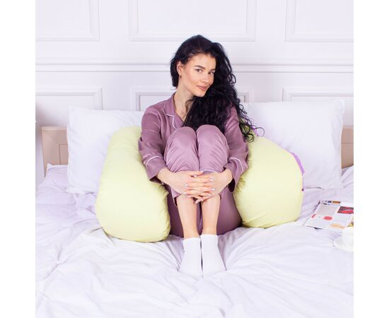 Подушка MirSon для беременных и отдыха Naturale Line №8003 U-образная Batista (2200006178163), изображение 5 Подушка MirSon для беременных и отдыха Naturale Line №8003 U-образная Batista (2200006178163), изображение 5