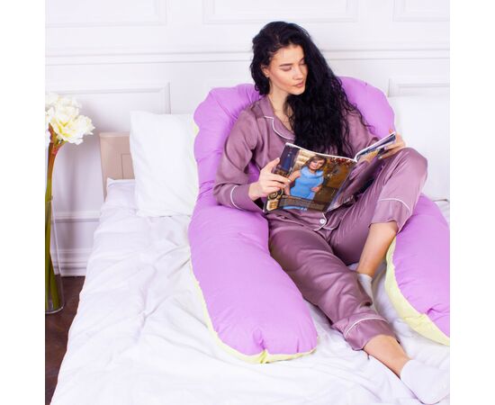 Подушка MirSon для беременных и отдыха Naturale Line №8003 U-образная Batista (2200006178163), изображение 7 Подушка MirSon для беременных и отдыха Naturale Line №8003 U-образная Batista (2200006178163), изображение 7