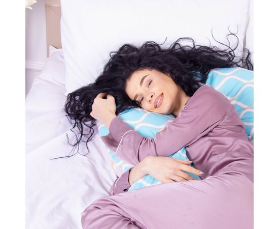 Подушка MirSon для беременных и отдыха Naturale Line Print №8004 U-образная Gracia (2200006178224), изображение 3 Подушка MirSon для беременных и отдыха Naturale Line Print №8004 U-образная Gracia (2200006178224), изображение 3