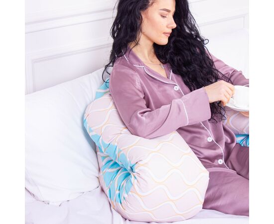 Подушка MirSon для беременных и отдыха Naturale Line Print №8004 U-образная Gracia (2200006178224), изображение 5 Подушка MirSon для беременных и отдыха Naturale Line Print №8004 U-образная Gracia (2200006178224), изображение 5