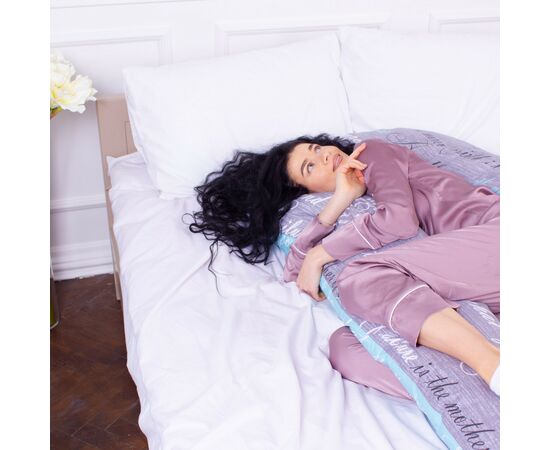 Подушка MirSon для беременных и отдыха Naturale Line Print №8005 U-образная Tulio (2200006178231), изображение 4