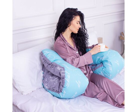 Подушка MirSon для беременных и отдыха Naturale Line Print №8005 U-образная Tulio (2200006178231), изображение 5