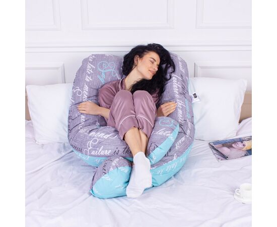 Подушка MirSon для беременных и отдыха Naturale Line Print №8005 U-образная Tulio (2200006178231), изображение 7