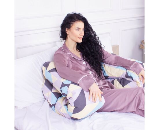 Подушка MirSon для беременных и отдыха Naturale Line Print №8006 U-образная Vivian (2200006178248), изображение 4