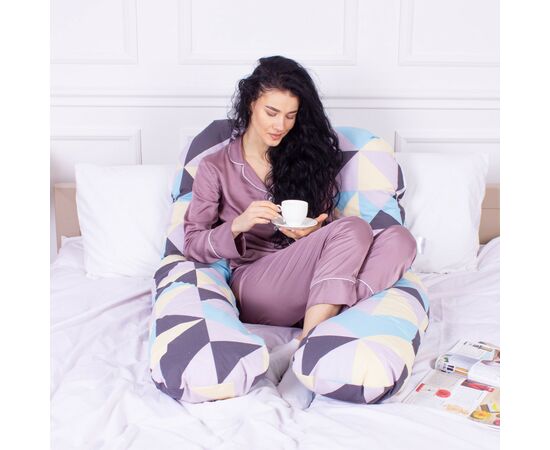 Подушка MirSon для беременных и отдыха Naturale Line Print №8006 U-образная Vivian (2200006178248), изображение 7