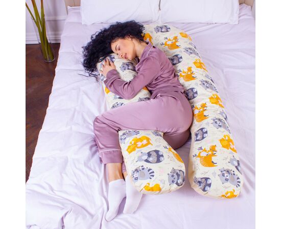 Подушка MirSon для беременных и отдыха Naturale Line Print №8007 U-образная Elkasso (2200006178255), изображение 2 Подушка MirSon для беременных и отдыха Naturale Line Print №8007 U-образная Elkasso (2200006178255), изображение 2