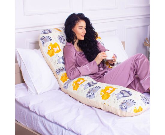 Подушка MirSon для беременных и отдыха Naturale Line Print №8007 U-образная Elkasso (2200006178255), изображение 6 Подушка MirSon для беременных и отдыха Naturale Line Print №8007 U-образная Elkasso (2200006178255), изображение 6