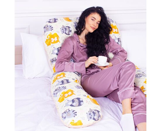 Подушка MirSon для беременных и отдыха Naturale Line Print №8007 U-образная Elkasso (2200006178255), изображение 7 Подушка MirSon для беременных и отдыха Naturale Line Print №8007 U-образная Elkasso (2200006178255), изображение 7