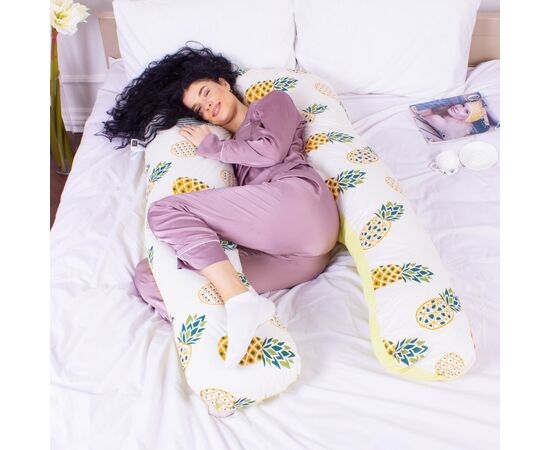 Подушка MirSon для беременных и отдыха Naturale Line Print №8008 U-образная Salyut (2200006178262), изображение 2 Подушка MirSon для беременных и отдыха Naturale Line Print №8008 U-образная Salyut (2200006178262), изображение 2