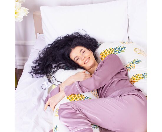 Подушка MirSon для беременных и отдыха Naturale Line Print №8008 U-образная Salyut (2200006178262), изображение 3 Подушка MirSon для беременных и отдыха Naturale Line Print №8008 U-образная Salyut (2200006178262), изображение 3