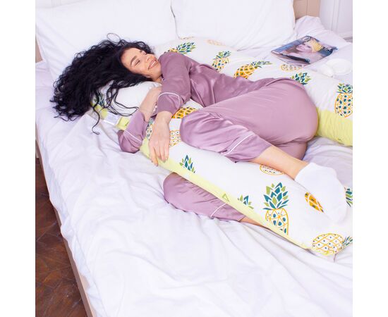 Подушка MirSon для беременных и отдыха Naturale Line Print №8008 U-образная Salyut (2200006178262), изображение 4 Подушка MirSon для беременных и отдыха Naturale Line Print №8008 U-образная Salyut (2200006178262), изображение 4