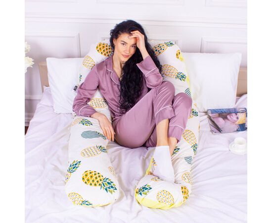 Подушка MirSon для беременных и отдыха Naturale Line Print №8008 U-образная Salyut (2200006178262), изображение 7 Подушка MirSon для беременных и отдыха Naturale Line Print №8008 U-образная Salyut (2200006178262), изображение 7