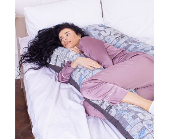 Подушка MirSon для беременных и отдыха Naturale Line Print №8011 U-образная Mutia (2200006178316), изображение 3 Подушка MirSon для беременных и отдыха Naturale Line Print №8011 U-образная Mutia (2200006178316), изображение 3