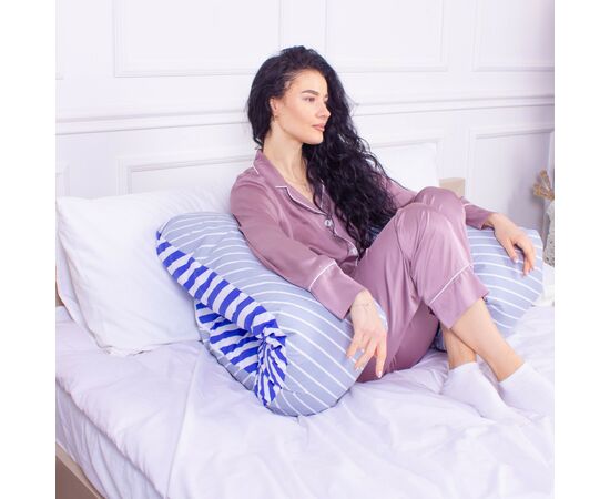 Подушка MirSon для беременных и отдыха Naturale Line Print №8012 U-образная Silvi (2200006178323), изображение 5 Подушка MirSon для беременных и отдыха Naturale Line Print №8012 U-образная Silvi (2200006178323), изображение 5