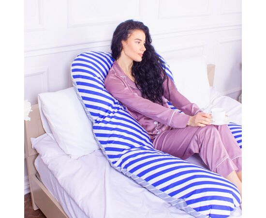 Подушка MirSon для беременных и отдыха Naturale Line Print №8012 U-образная Silvi (2200006178323), изображение 7 Подушка MirSon для беременных и отдыха Naturale Line Print №8012 U-образная Silvi (2200006178323), изображение 7