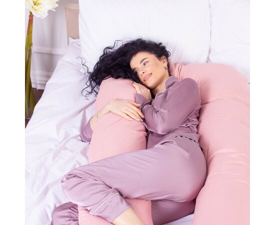 Подушка MirSon для беременных и отдыха Eco Line №8014 U-образная Coral (2200006178385), изображение 3 Подушка MirSon для беременных и отдыха Eco Line №8014 U-образная Coral (2200006178385), изображение 3