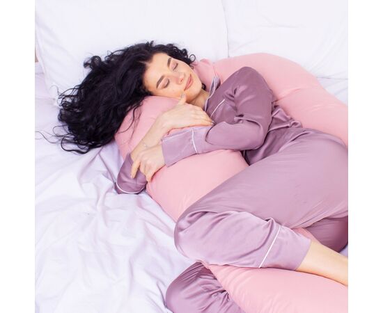 Подушка MirSon для беременных и отдыха Eco Line №8014 U-образная Coral (2200006178385), изображение 4 Подушка MirSon для беременных и отдыха Eco Line №8014 U-образная Coral (2200006178385), изображение 4