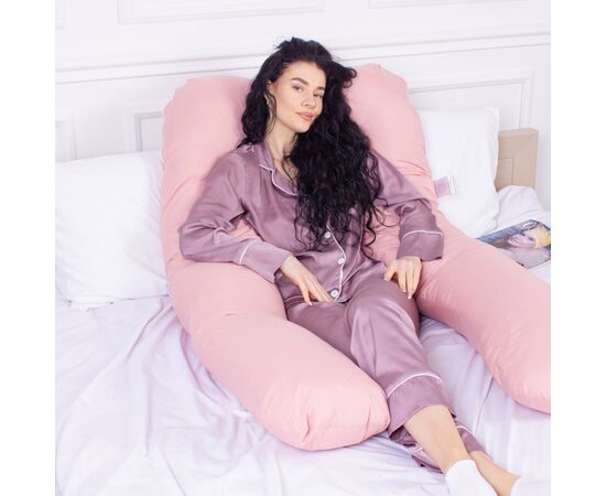 Подушка MirSon для беременных и отдыха Eco Line №8014 U-образная Coral (2200006178385), изображение 6 Подушка MirSon для беременных и отдыха Eco Line №8014 U-образная Coral (2200006178385), изображение 6