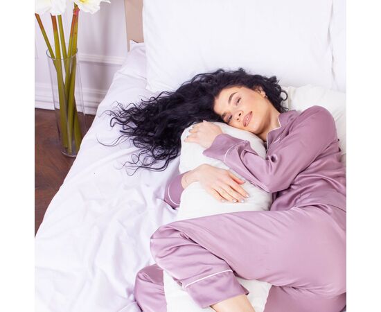 Подушка MirSon для беременных и отдыха Eco Line №8015 U-образная Creamy (2200006178392), изображение 3 Подушка MirSon для беременных и отдыха Eco Line №8015 U-образная Creamy (2200006178392), изображение 3