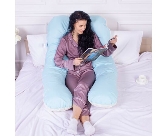 Подушка MirSon для беременных и отдыха Eco Line №8017 U-образная Clear Water (2200006178422), изображение 6