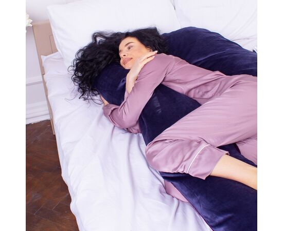 Подушка MirSon для беременных и отдыха Velvet Line №8023 U-образная Primula (2200006178552), изображение 4