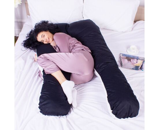 Подушка MirSon для беременных и отдыха Delicate Satin №8029 U-образная Classic (2200006178675), изображение 2 Подушка MirSon для беременных и отдыха Delicate Satin №8029 U-образная Classic (2200006178675), изображение 2