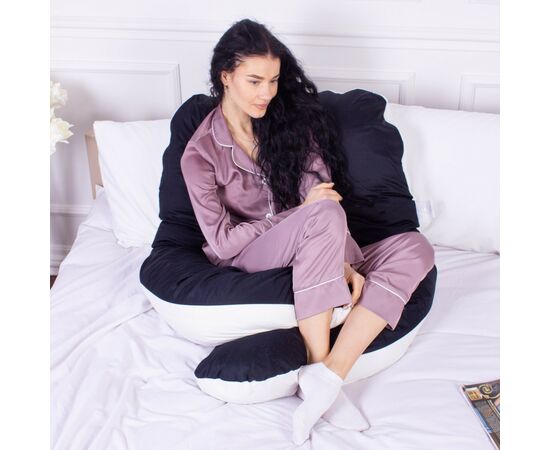 Подушка MirSon для беременных и отдыха Delicate Satin №8029 U-образная Classic (2200006178675), изображение 7 Подушка MirSon для беременных и отдыха Delicate Satin №8029 U-образная Classic (2200006178675), изображение 7