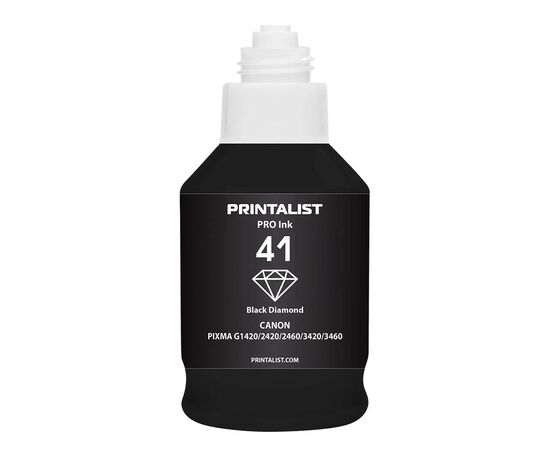 Чернила Printalist Canon GI-41 для Pixma G2420/3420 190г Black Pigm. (PL41BP), изображение 2