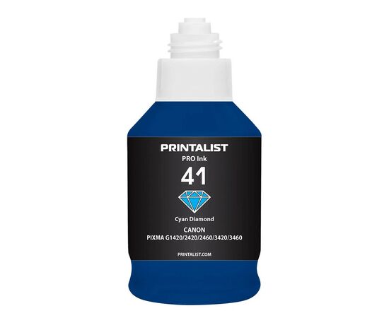 Чернила Printalist Canon GI-41 для Pixma G2420/3420 190г Cyan (PL41C), изображение 2 Чернила Printalist Canon GI-41 для Pixma G2420/3420 190г Cyan (PL41C), изображение 2