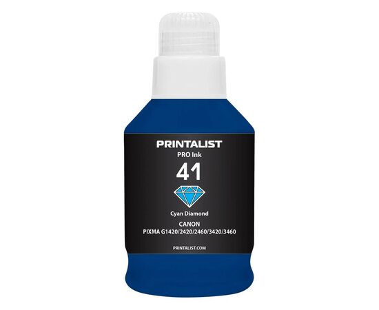 Чернила Printalist Canon GI-41 для Pixma G2420/3420 190г Cyan (PL41C)